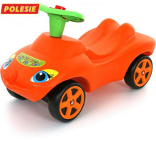Каталка "Мой любимый автомобиль" со звуковым сигналом (оранжевая) арт. 44600. ПОЛЕСЬЕ