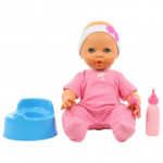 Детская игрушка кукла Пупс "Забавный" (35 см) с соской, бутылочкой и горшком (в пакете) арт. 71361. Полесье
