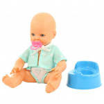 Детская игрушка кукла Пупс "Забавный" (35 см) с соской и горшком (в пакете) арт. 73051. Полесье