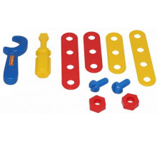 Детский игровой набор Механик (10 элементов) (в сеточке) арт. 56054. Полесье