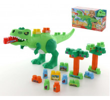 Набор Динозавр+конструктор(30 элементов)(в коробке) арт. 67807. Полесье