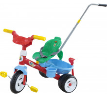 Велосипед детский трехколесный "Беби Трайк" с ручкой и ремешком + Набор (2 элемента) (свободное колесо) арт. 46475. Полесье