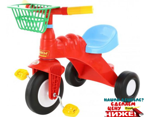 Детский велосипед 3-х колесный "Малыш" с корзинкой арт. 46192. Полесье в Минске