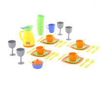 Игровой набор посуды  Праздничный  (в сеточке) арт. 71514. Полесье