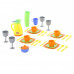 Игровой набор посуды  Праздничный  (в сеточке) арт. 71514. Полесье в Минске