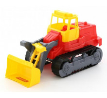 Детская игрушка гусеничный трактор-погрузчик арт. 7377. Полесье