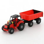 Трактор с прицепом №1 детская игрушка Полесье Мастер арт. 35257