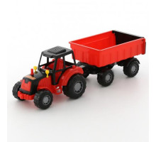 Трактор с прицепом №1 детская игрушка Полесье Мастер арт. 35257