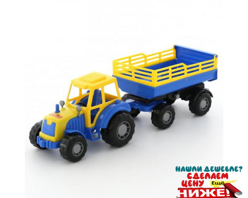 Детская игрушка Полесье трактор с прицепом №2 Мастер арт. 35271 в Минске