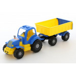 Детская игрушка Силач трактор с прицепом №1 арт. 44952. Полесье