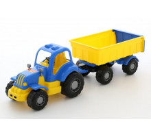 Детская игрушка Силач трактор с прицепом №1 арт. 44952. Полесье