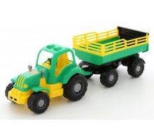 Детская игрушка Полесье трактор с прицепом №2 Силач арт. 44969