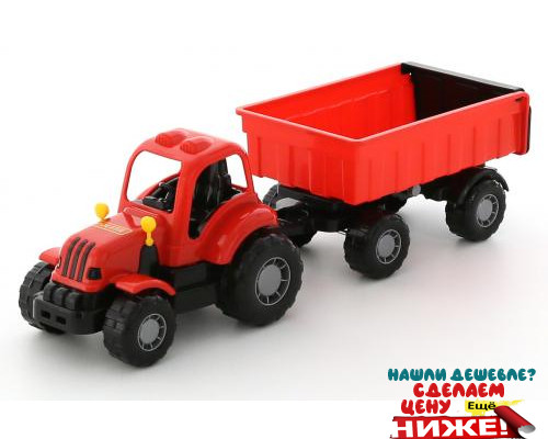 Детская игрушка  трактор с прицепом №1  Крепыш арт. 44792. Полесье в Минске