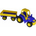 Детская игрушка трактор с прицепом (в сеточке)  Полесье Чемпион арт. 0551 в Минске