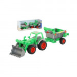 Детская игрушка Полесье Фермер-техник трактор-погрузчик с полуприцепом (в коробке) арт. 37756