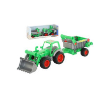Детская игрушка Полесье Фермер-техник трактор-погрузчик с полуприцепом (в коробке) арт. 37756