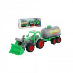 Детская игрушка  трактор-погрузчик с цистерной Фермер-техник  (в коробке) арт. 37763. Полесье