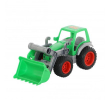 Детская игрушка Полесье трактор-погрузчик  Фермер-техник (в сеточке) арт. 8848