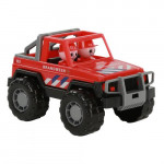Детская игрушка автомобиль-джип пожарный Сафари (NL) (в сеточке) арт. 71095. Полесье