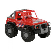 Детская игрушка автомобиль-джип пожарный Сафари (NL) (в сеточке) арт. 71095. Полесье
