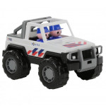 Детская игрушка автомобиль-джип полиция Сафари (NL) (в сеточке) арт. 71101. Полесье