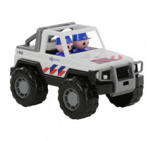 Детская игрушка автомобиль-джип полиция Сафари (NL) (в сеточке) арт. 71101. Полесье