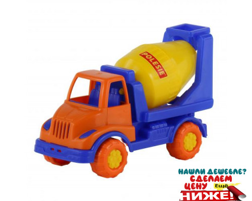Детская игрушка автомобиль-бетоновоз Кнопик арт. 51998. Полесье в Минске