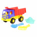 Детская игрушка автомобиль-самосвал + совок, грабельки, кораблик №248 арт. 3505. Полесье в Минске