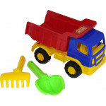 Детская игрушка автомобиль-самосвал + совок, грабельки №188 арт. 8991. Полесье