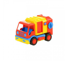 Детская игрушка автомобиль коммунальный, мусоровоз (в сеточке) Базик арт. 9609. Полесье