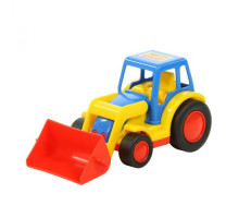Детская игрушка  трактор-погрузчик (в сеточке) Базик арт. 9579. Полесье