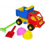 Детская игрушка  машинка + 2 формочки, лопатка, грабельки №12 арт. 1252. Полесье