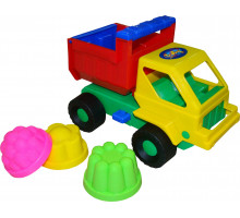 Детская игрушка автомобиль Кузя + 3 формочки №13 арт. 1269. Полесье