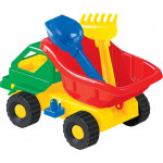 Детская игрушка автомобиль Кузя-2 лопатка и грабельки  арт. 2808. Полесье