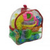 Детская игрушка  самосвал + ведро-цветок среднее, формочки  (в рюкзаке) арт. 4359. Полесье в Минске