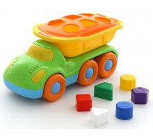 Детская игрушка автомобиль-самосвал логический Дружок арт. 48363. Полесье