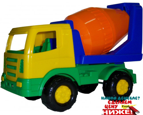 Детская игрушка автомобиль-бетоновоз Мираж арт. 9059. Полесье в Минске