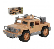 Детская игрушка автомобиль-пикап военный Защитник-Сафари с 2-мя пулемётами (в коробке) арт. 69009. Полесье