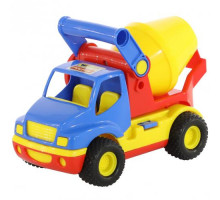 Детская игрушка автомобиль-бетоновоз (в сеточке) КонсТрак арт. 9692. Полесье