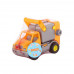 Детская игрушка автомобиль коммунальный, мусоровоз (оранжевый) (в сеточке) КонсТрак арт. 0414. Полесье в Минске