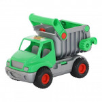 Детская игрушка автомобиль-самосвал (зелёный) (в сеточке) КонсТрак арт. 0575. Полесье