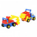 Детская игрушка автомобиль-самосвал +  экскаватор колёсный (в коробке) КонсТрак арт. 40855. Полесье в Минске