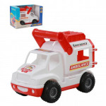 Детская игрушка автомобиль (в коробке) КонсТрак - скорая помощь арт. 41913. Полесье