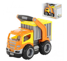Детская игрушка автомобиль-контейнеровоз (в коробке) ГрипТрак арт. 37435. Полесье