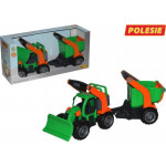 Детская игрушка  трактор снегоуборочный с полуприцепом (в коробке) ГрипТрак арт. 37381. Полесье
