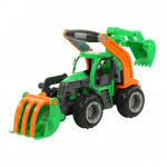 Детская игрушка  трактор-погрузчик с ковшом (в сеточке) ГрипТрак арт. 48394. Полесье