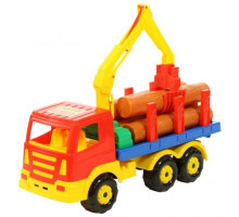 Детская игрушка автомобиль-лесовоз Престиж арт. 44198. Полесье