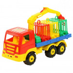 Детская игрушка автомобиль для перевозки зверей Престиж арт. 44204. Полесье