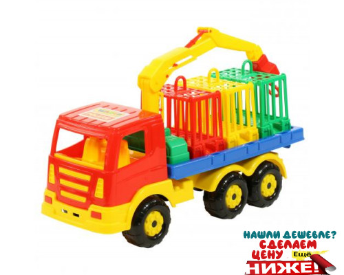 Детская игрушка автомобиль для перевозки зверей Престиж арт. 44204. Полесье в Минске