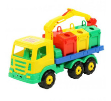 Детская игрушка автомобиль-контейнеровоз Престиж арт. 44181. Полесье